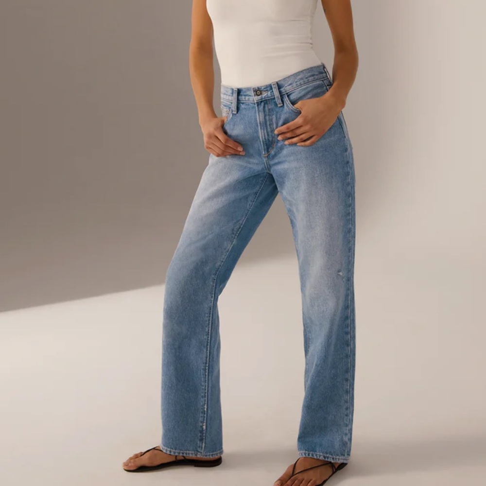 Favorite Daughter Light Blue Boyfriend Jeans